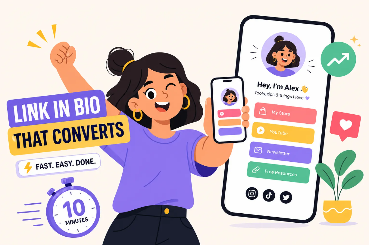 Create a Link in Bio Page That Converts in 10 Minutes