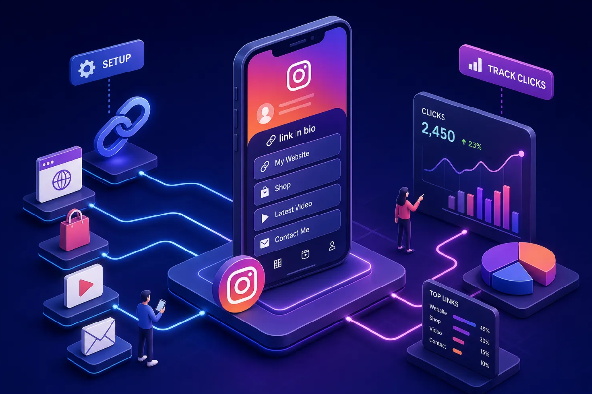 Instagram Link in Bio: Setup, Strategy, and Click Tracking