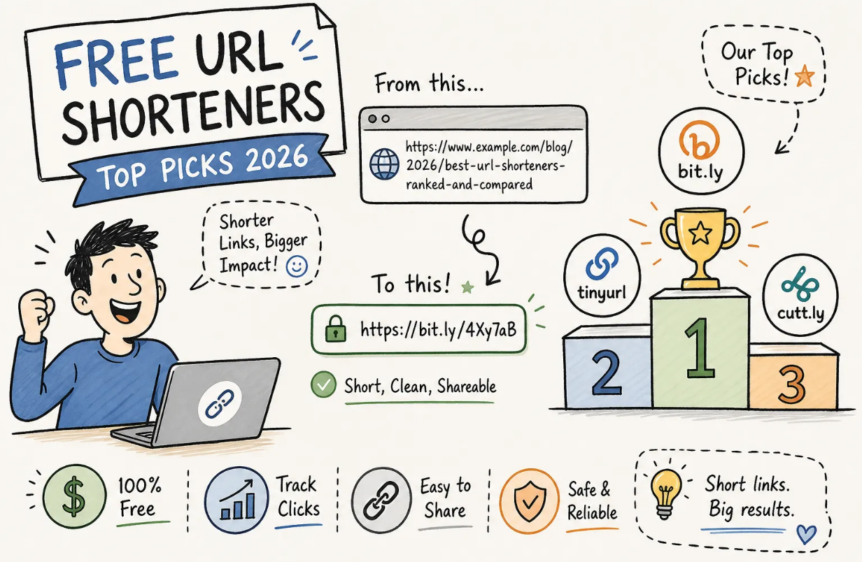 Best Free URL Shorteners in 2026: Ranked and Compared
