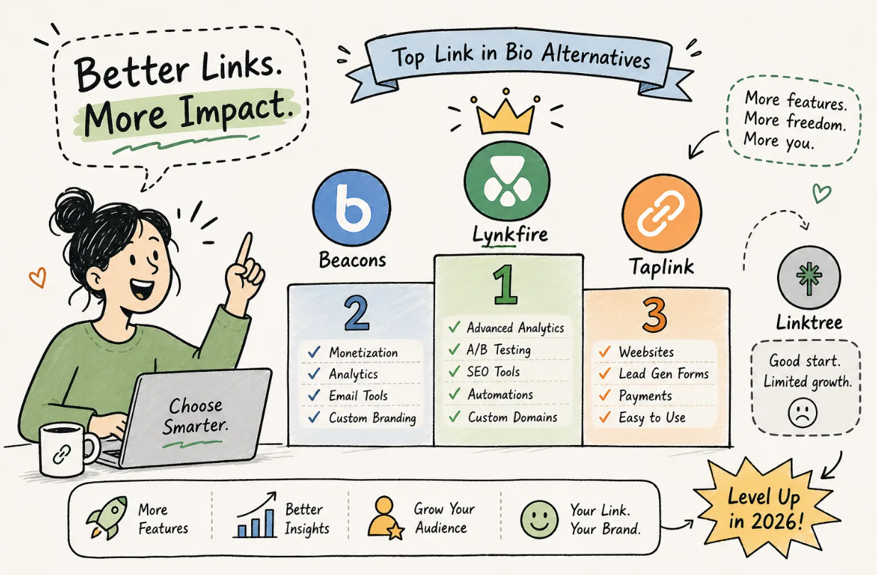 Best Linktree Alternatives in 2026, Ranked by Features